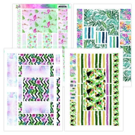 Printed Figure Cards - Yvonne Creations - Happy Tropics