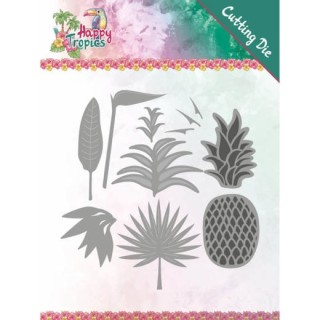 (YCD10173)Dies - Yvonne Creations - Happy Tropics - Lush Leaves