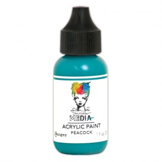 (MDQ59851)Ranger Dina Wakley media heavy body acrylic paint peacock