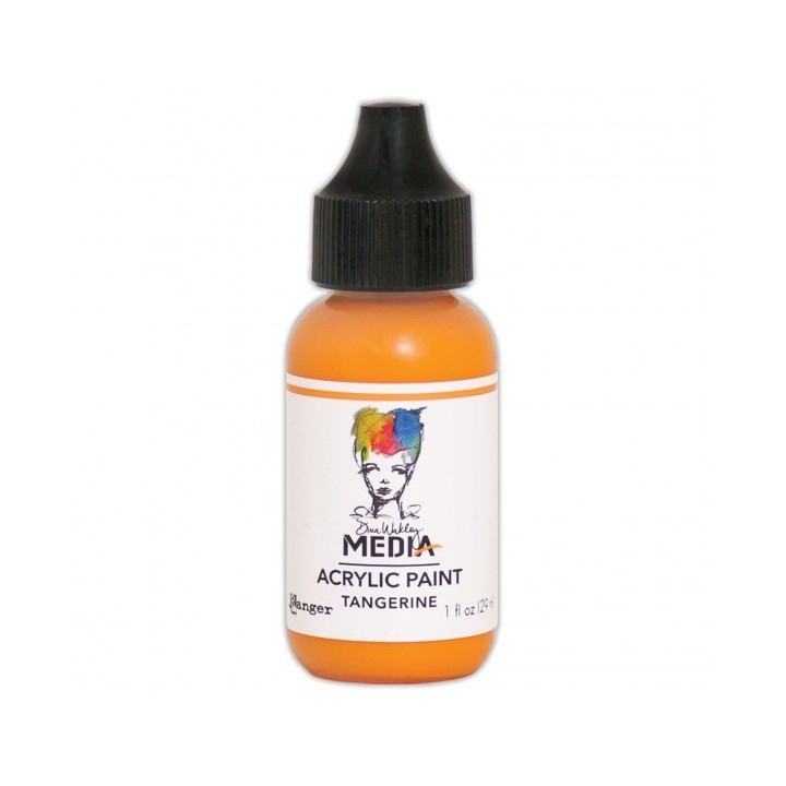 (MDQ54092)Ranger Dina Wakley media heavy body acrylic paint tangerine