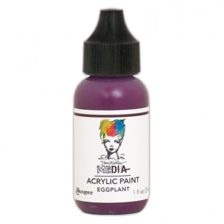 (MDQ59813)Ranger Dina Wakley media heavy body acrylic paint eggplant