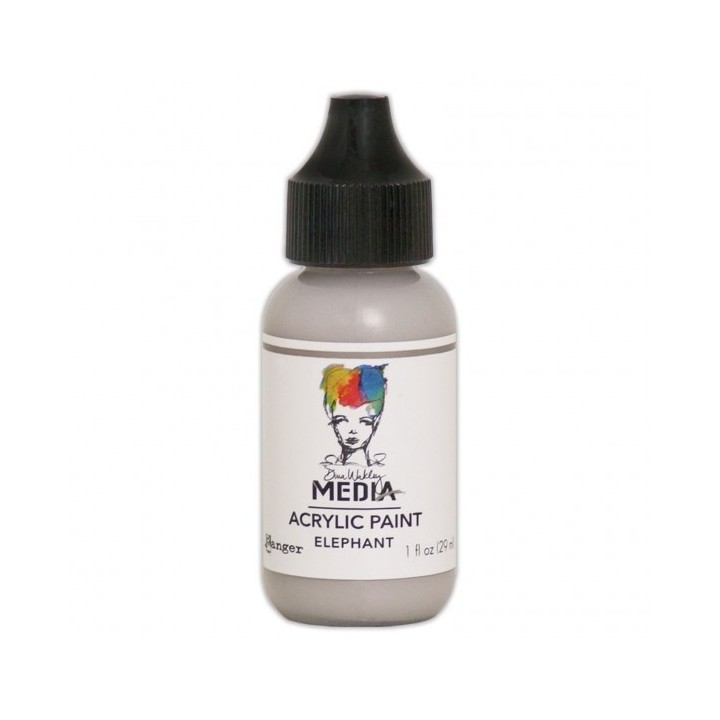 (MDQ53989)Ranger Dina Wakley media heavy body acrylic paint elephant