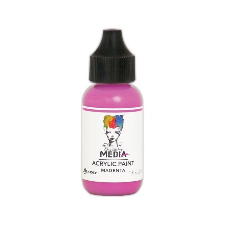 (MDQ54047)Ranger Dina Wakley media heavy body acrylic paint magenta