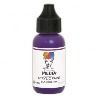 (MDQ53958)Ranger Dina Wakley media heavy body acrylic paint blackberry
