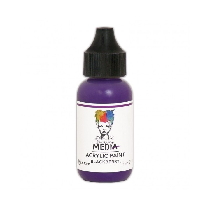 (MDQ53958)Ranger Dina Wakley media heavy body acrylic paint blackberry