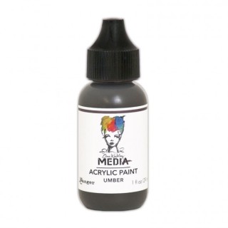 (MDQ54115)Ranger Dina Wakley media heavy body acrylic paint umber
