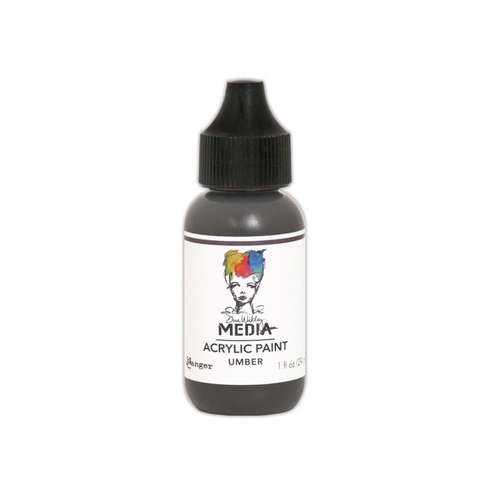 (MDQ54115)Ranger Dina Wakley media heavy body acrylic paint umber