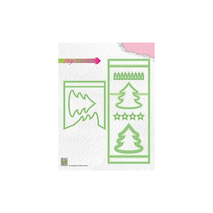 (MCD006)Nellie's Magic Card Die Pinetree