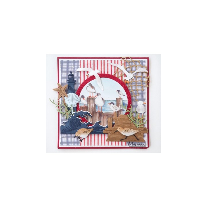 (LR0601)Creatables Sea shells border