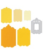 (657911)Framelits Die Set 5PK - Tags, Fancy