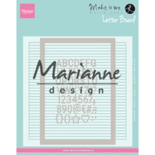 (DF3454)Marianne Design Folder Karin Joan's Letter Board