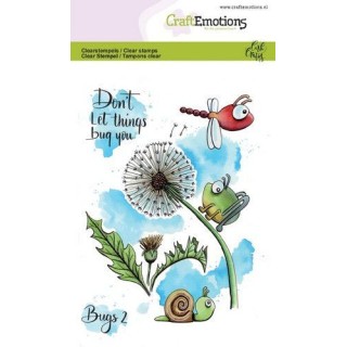 (1632)CraftEmotions clearstamps A6 - Bugs 2 Carla Creaties