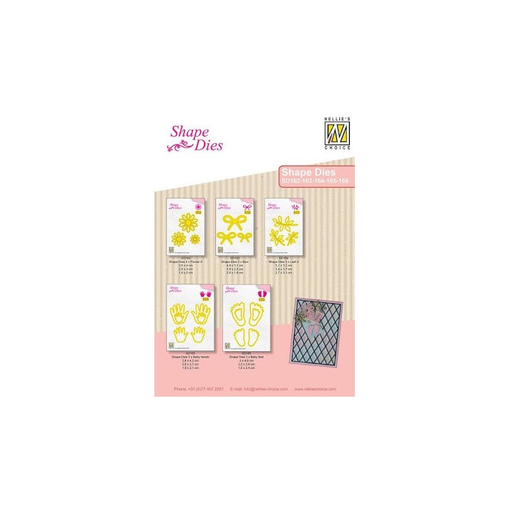 (SD164)Nellie's Shape Dies 3x leaf-4