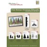 (CSIL010)Nellie's Choice Clear stamps Christmas Silhouette Leafless trees
