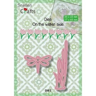 (SNCD003)Snellen Crafts dies dragonfly and bulrushes