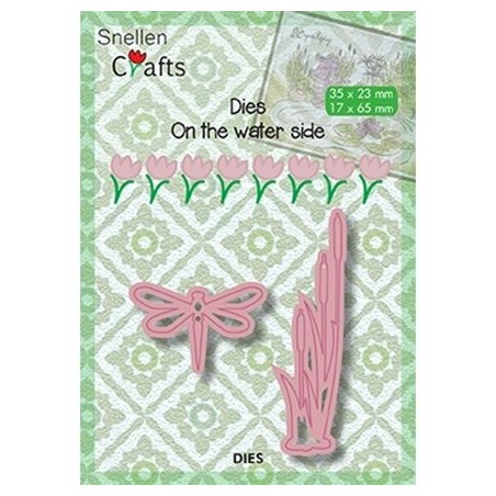 (SNCD003)Snellen Crafts dies dragonfly and bulrushes