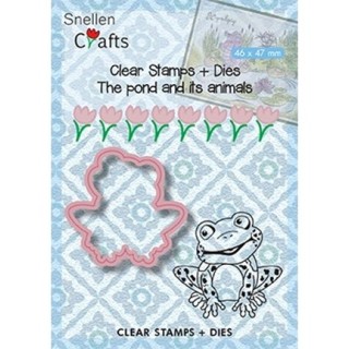 (SNCCS001)Snellen Crafts dies + stamp Frog