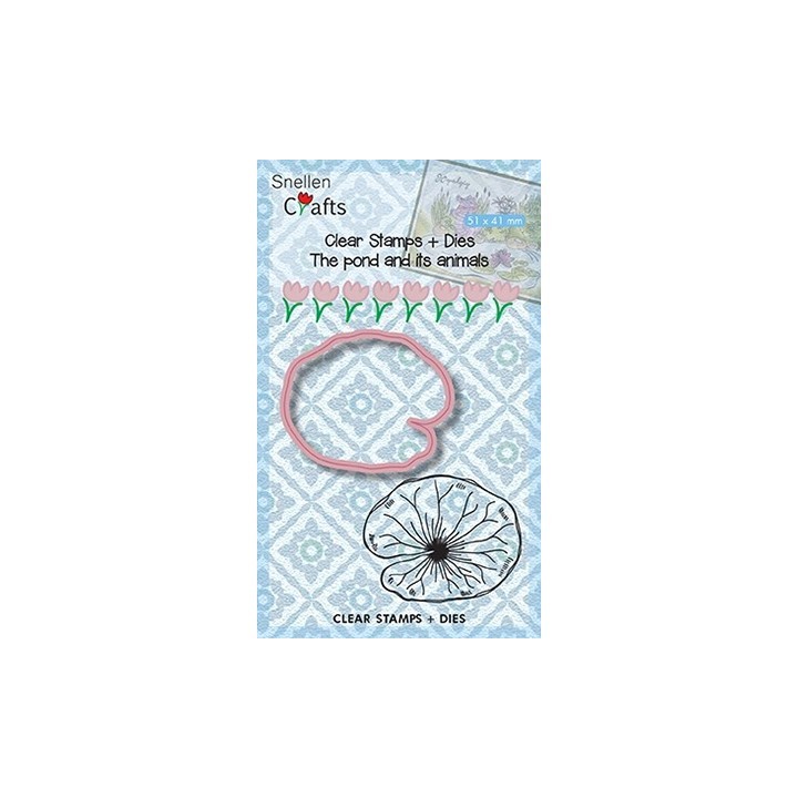 (SNCCS002)Snellen Crafts dies + stamp Lily Leave