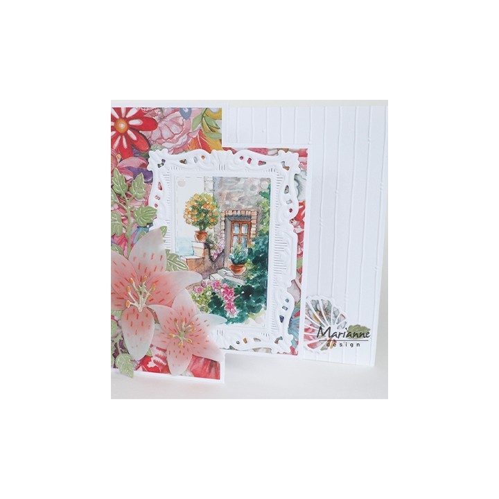 (LR0608)Creatables Anja's Vertical Folding die - Rectangle