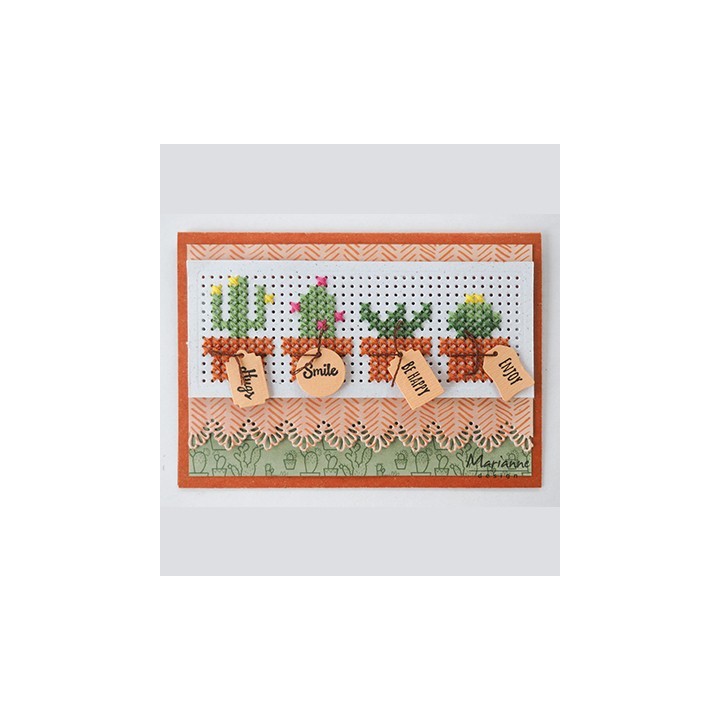 (CR1473)Craftables Cross stitch border