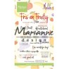 (CS1030)Clear stamp Marleen's Fris & Fruitig
