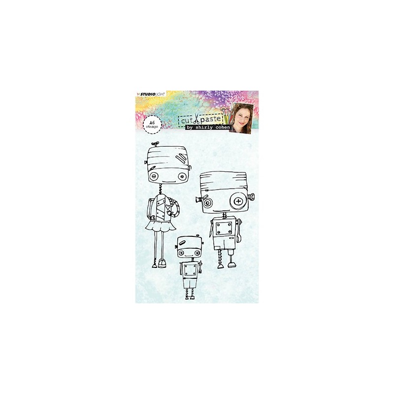 (STAMPSHC01)Studio light Stamp Shirly Cohen nr. 01