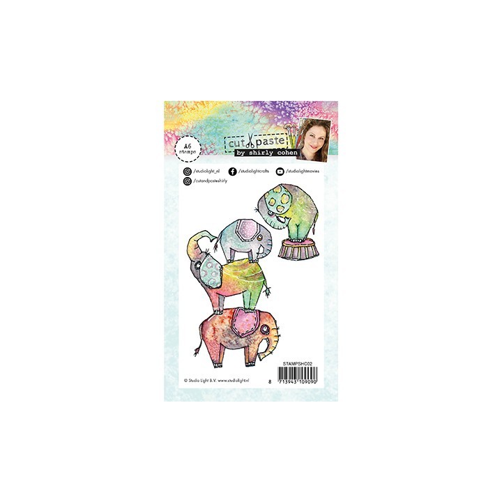 (STAMPSHC02)Studio light Stamp Shirly Cohen nr. 02