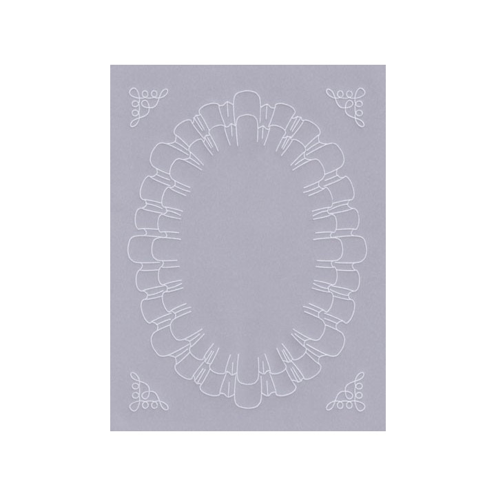 (TP3568E)PCA® - EasyEmboss Nested Ruffle Ovals