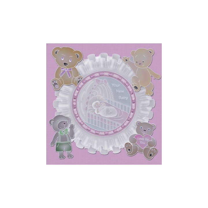 (TP3571E)PCA® - EasyEmboss Ruffled Circle Frame