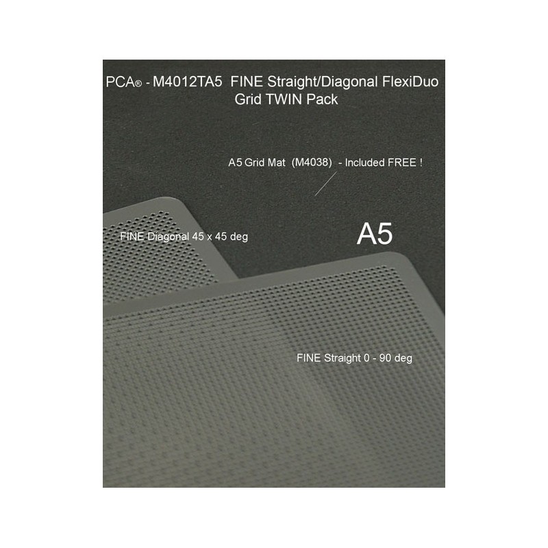 (M4012TA5)PCA® - FINE A5 Straight/Diagonal TWIN Pack FlexiDuo Grid