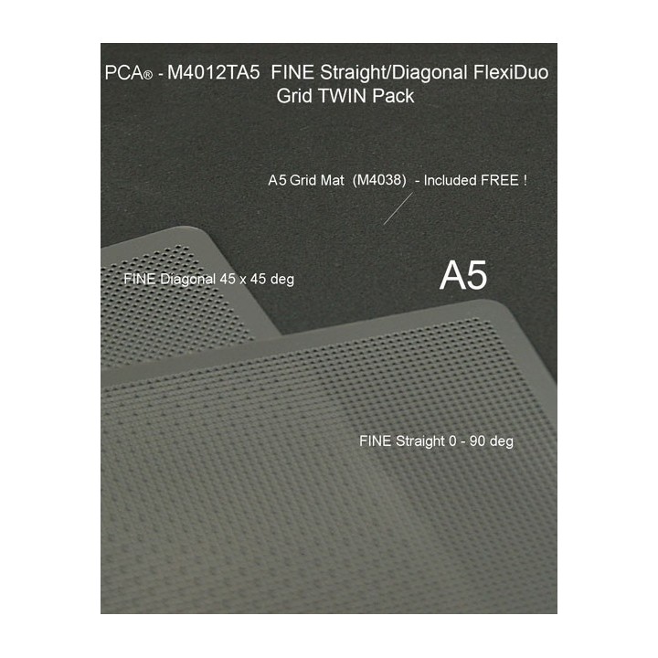(M4012TA5)PCA® - FINE A5 Straight/Diagonal TWIN Pack FlexiDuo Grid