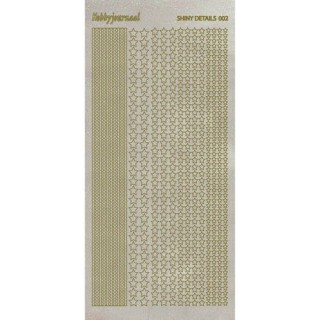 (SDS002TG)Shiny Details - Stars - Goud