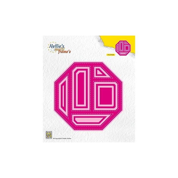 (MFD134)Nellie's Multi frame Block Die Octagon