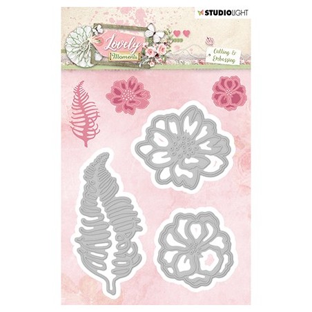 (STENCILLM210)Studio Light Cutting and Embossing Die Lovely Moments nr.210