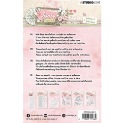 (STENCILLM212)Studio Light Cutting and Embossing Die Lovely Moments nr.212