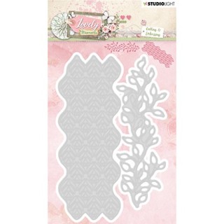 (STENCILLM213)Studio Light Cutting and Embossing Die Lovely Moments nr.213