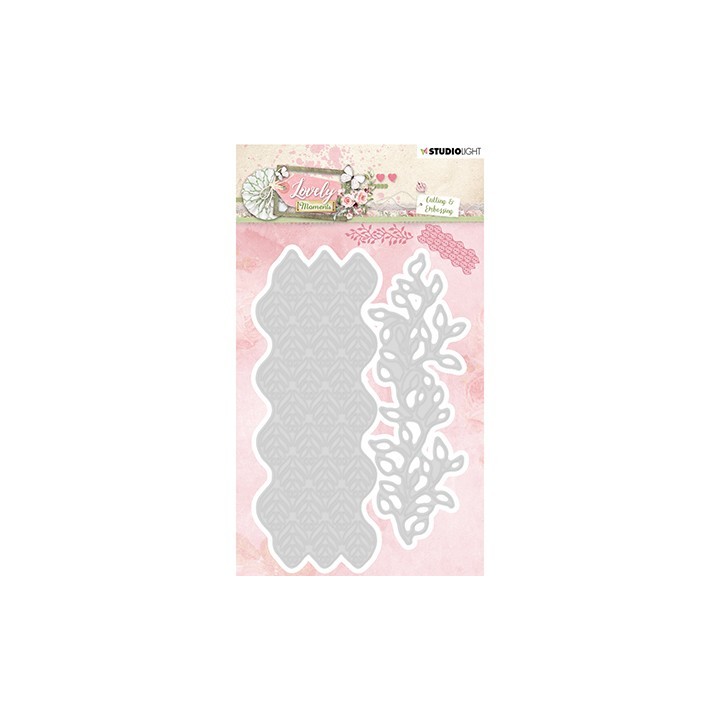 (STENCILLM213)Studio Light Cutting and Embossing Die Lovely Moments nr.213