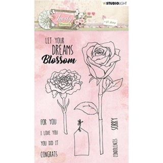 (STAMPLM388)Studio light Stamp Lovely Moments nr.388