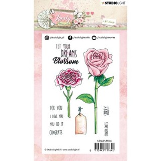 (STAMPLM388)Studio light Stamp Lovely Moments nr.388