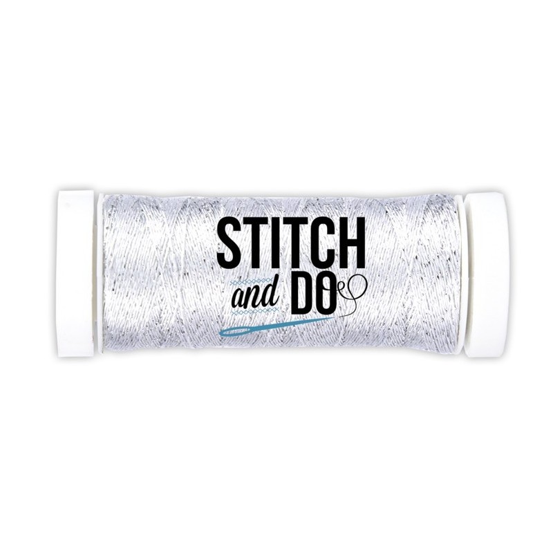 (SDCDS02)Stitch and Do Sparkles Embroidery Thread Silver