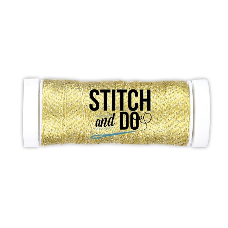 (SDCDS03)Stitch and Do Sparkles Embroidery Thread Yellow Gold