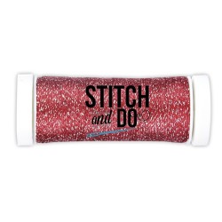 (SDCDS08)Stitch and Do Sparkles Embroidery Thread Red