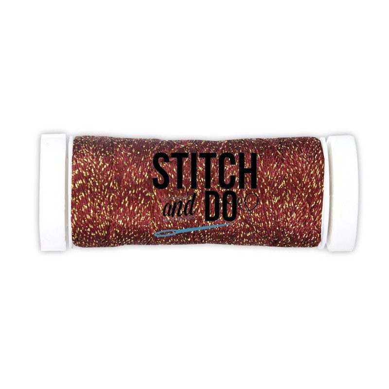 (SDCDS09)Stitch and Do Sparkles Embroidery Thread Christmas Red