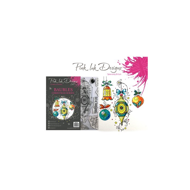 (PI036)Pink Ink Desings Baubles(Christmas Serie)