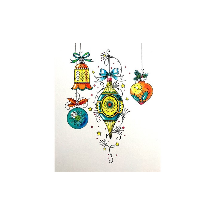 (PI036)Pink Ink Desings Baubles(Christmas Serie)