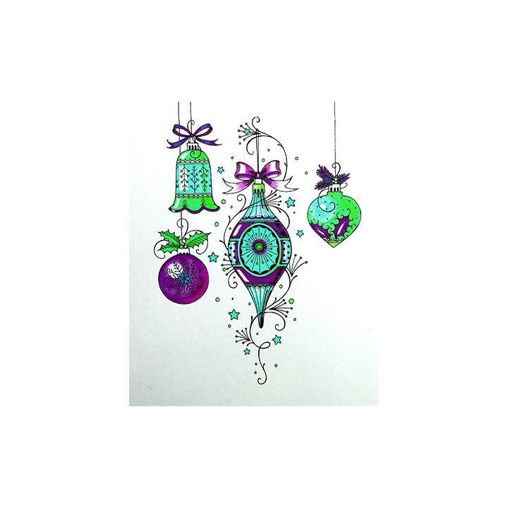 (PI036)Pink Ink Desings Baubles(Christmas Serie)