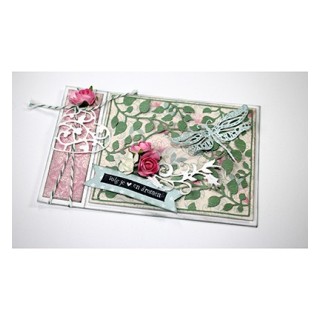 (6002/1286)Cutting & embossing dies background leaves