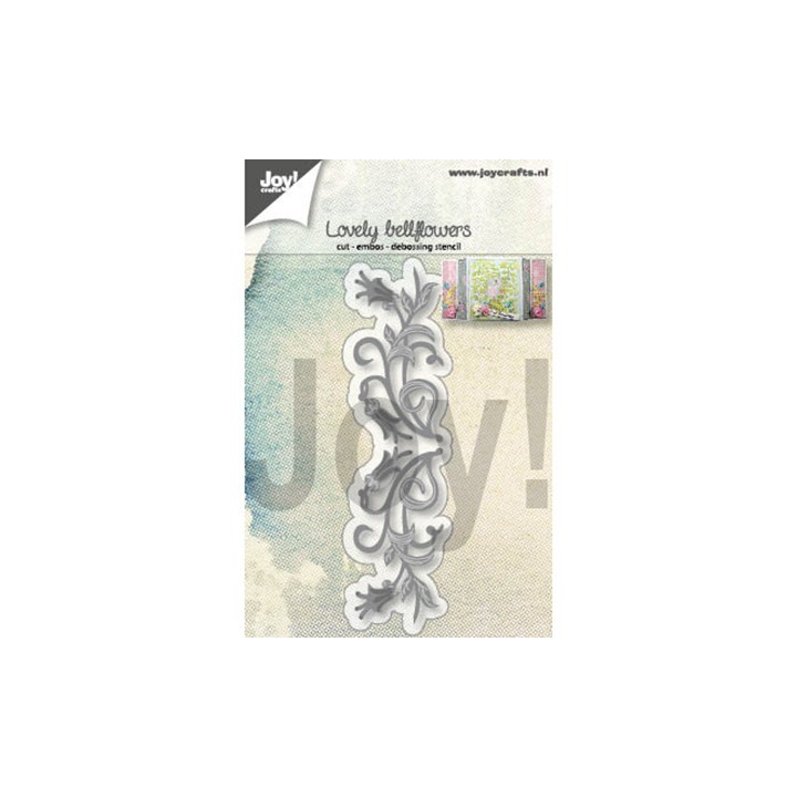 (6002/1300)Cutting, embossing & debossing dies Lovely bellflowers
