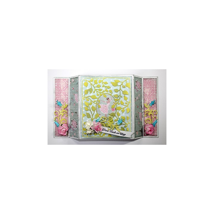 (6002/1300)Cutting, embossing & debossing dies Lovely bellflowers