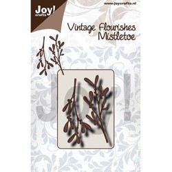 (6003/0094)Cutting dies Vintage flourishes - Mistletoe